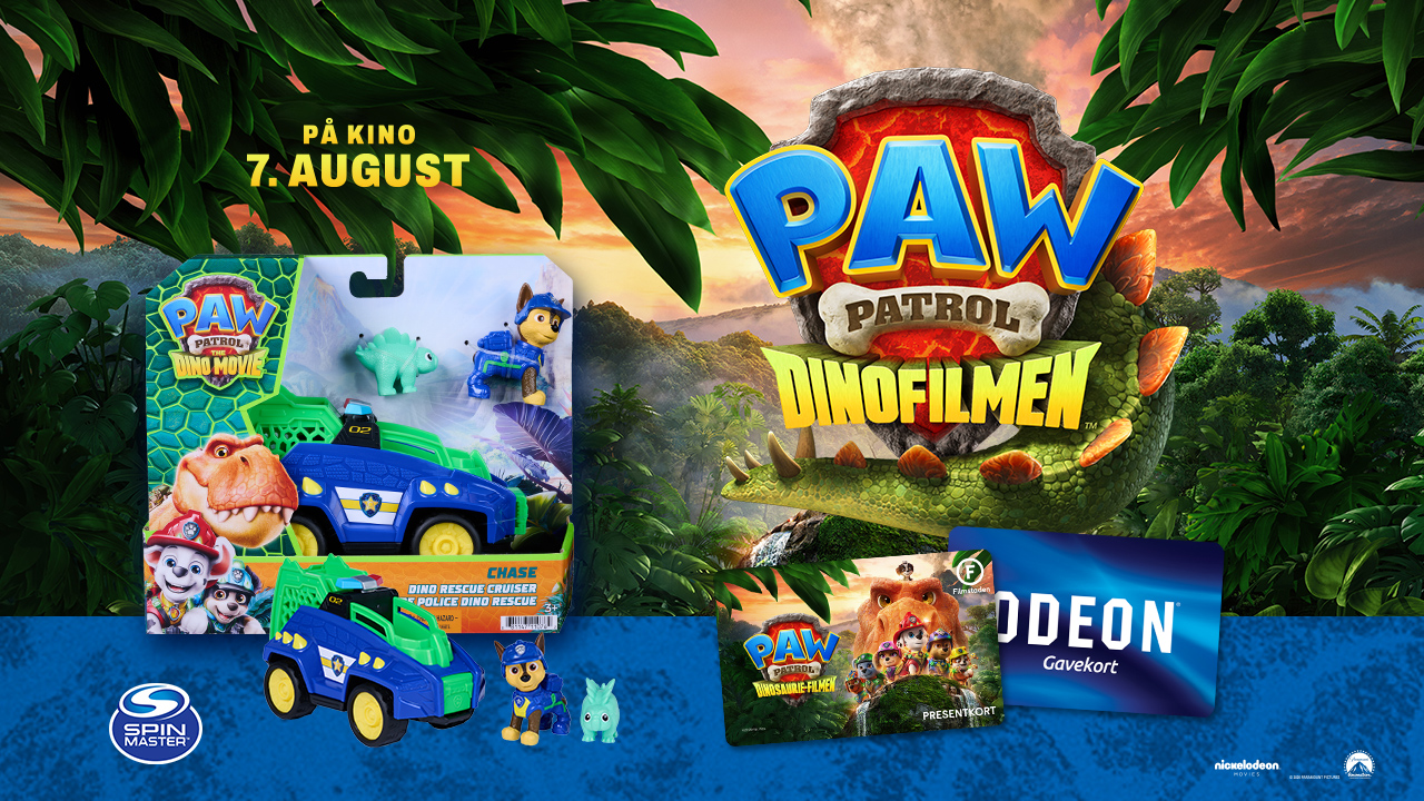 Kjøp et gavekort og få Paw Patrol-leke på kjøpet